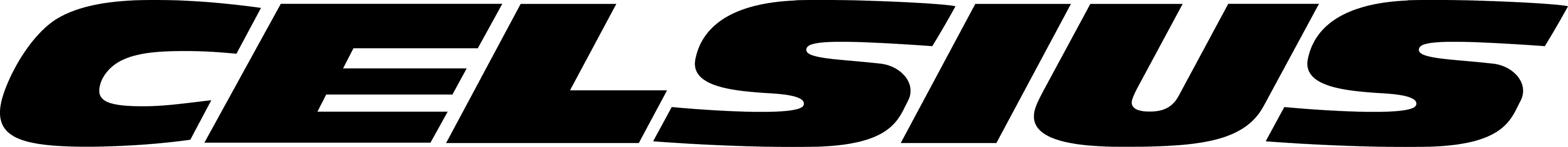 Celsius Logo in schwarz